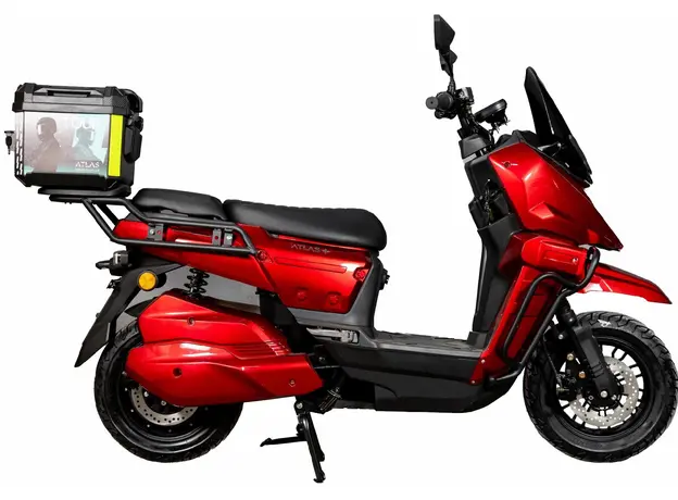 Электроскутер Atlas Tour Box 2000W Red (3185), Цвет: Красный - изображение 3
