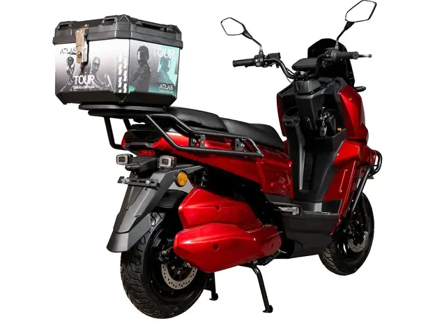 Электроскутер Atlas Tour Box 2000W Red (3185), Цвет: Красный - изображение 4
