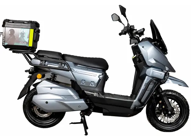 Электроскутер Atlas Tour Box 2000W Grey (3184), Цвет: Серый - изображение 3