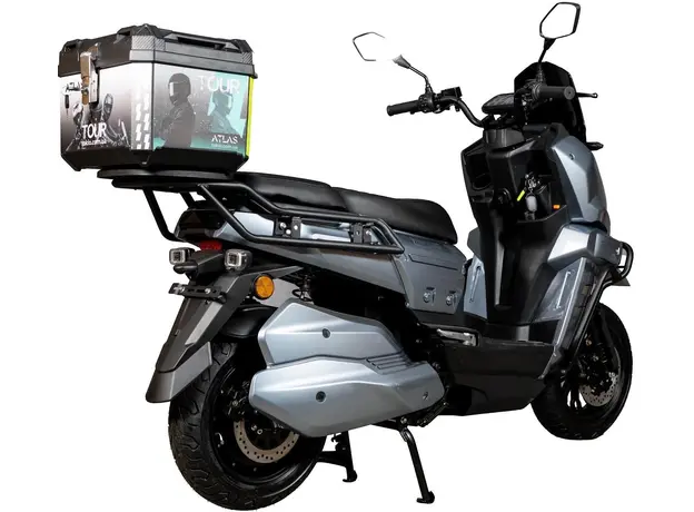 Электроскутер Atlas Tour Box 2000W Grey (3184), Цвет: Серый - изображение 4
