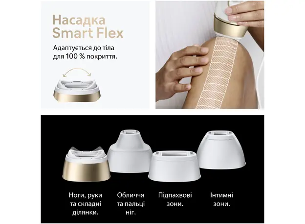 Фотоэпилятор Braun Silk Expert Pro 5 PL5412 + Триммер для лица + Бритва Gillette Venus Extra Smooth + Косметичка (8700216938006) - изображение 4