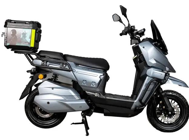 Электроскутер Atlas Tour Box Plus 2500W Grey (3187), Цвет: Серый - изображение 4
