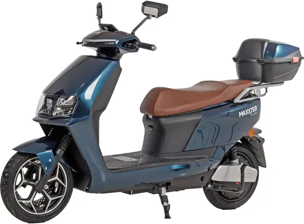 Электроскутер Maxxter LUMINA (Blue), Страна регистрации бренда: Україна, Страна производитель: Китай, Цвет: Синий 
