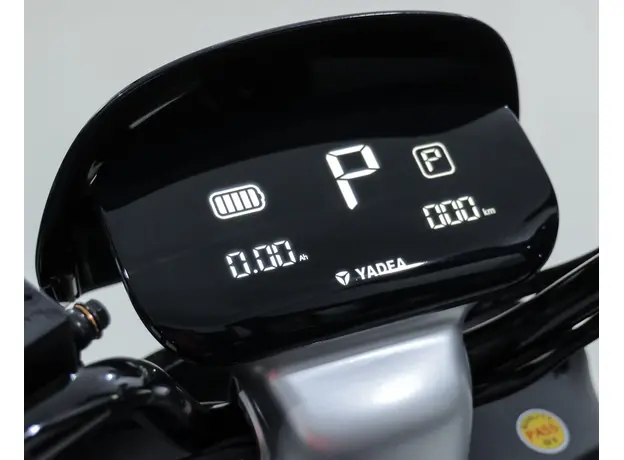 Электроскутер Yadea E8S 2000 Вт Black, Цвет: Черный - изображение 7