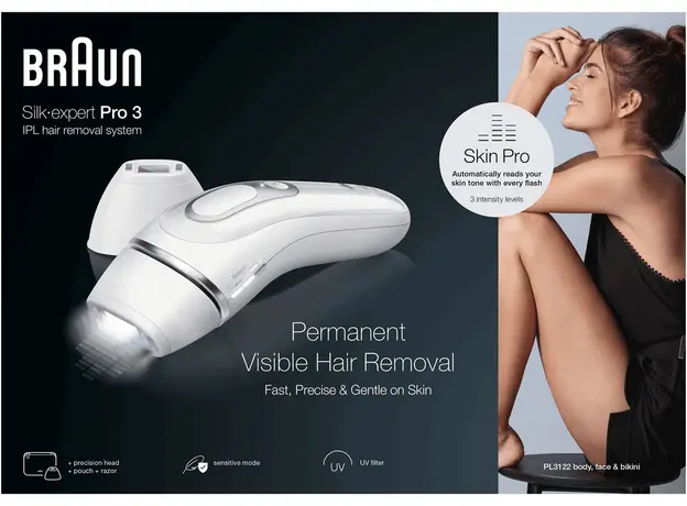 Фотоэпилятор Braun Silk-expert Pro 3 IPL PL3122 - изображение 7