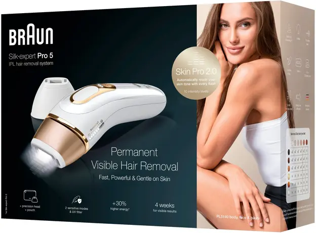 Фотоэпилятор Braun Silk-expert Pro 5 IPL PL5140 - изображение 4