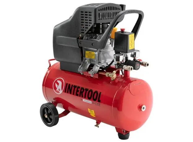 Компрессор Intertool PT-0009 24 л - изображение 3