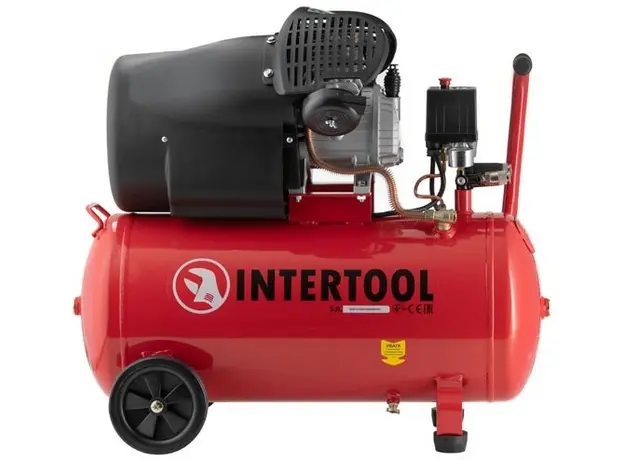 Компрессор Intertool PT-0004 50 л сеть (230 В) - изображение 2