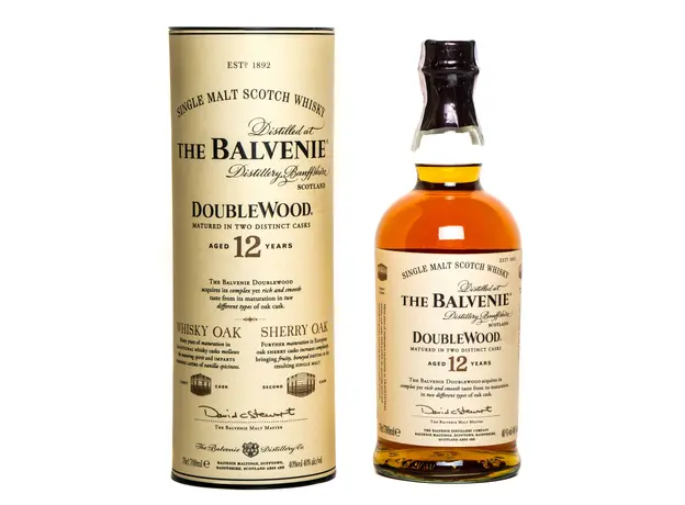 Виски Balvenie Doublewood 12 лет выдержки односолодовый 0.7 л 40% (5010327505138) 