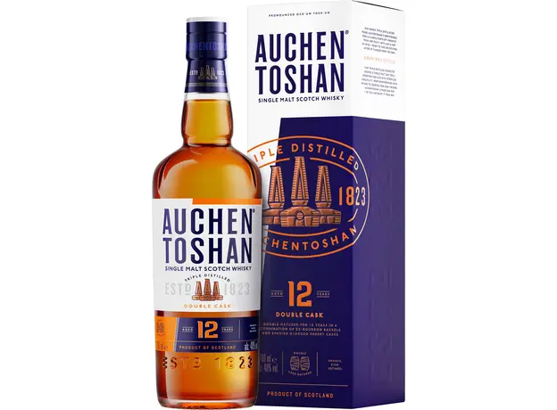 Виски Auchentoshan 12 Years 12 лет выдержки односолодовый 0.7 л 40% (2021244256495_5010496001769_5010496002131) 