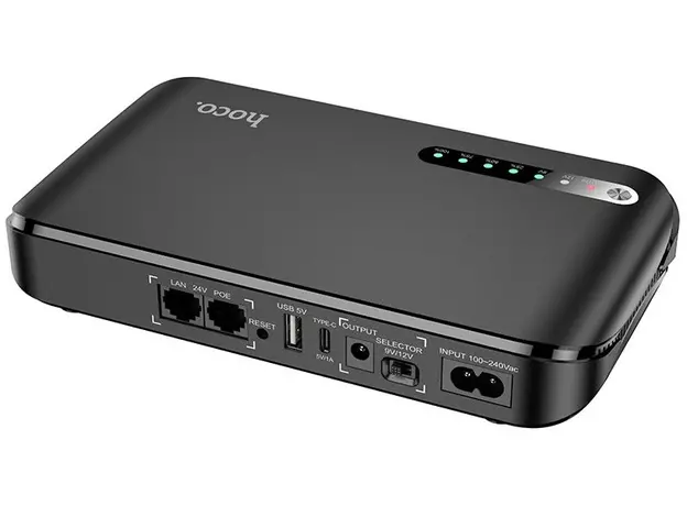 ИБП для роутера Hoco DB62 UPS 20000mAh Black - изображение 2