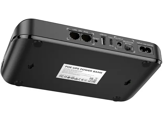ИБП для роутера Hoco DB62 UPS 20000mAh Black - изображение 3