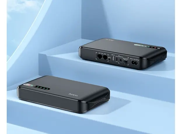 ИБП для роутера Hoco DB62 UPS 20000mAh Black - изображение 6