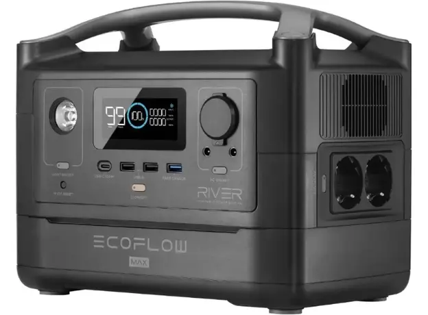 Портативная зарядная станция EcoFlow RIVER Max CN 576Wh (600W) - изображение 2