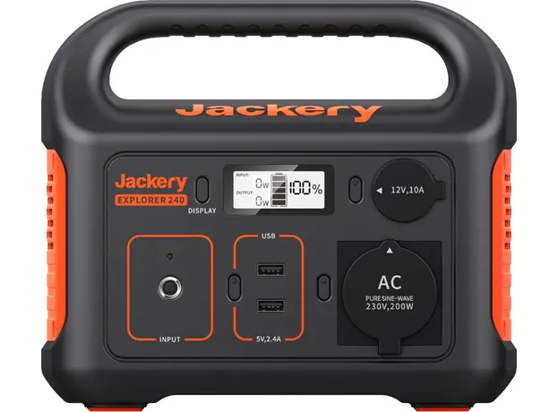 Зарядная станция Jackery Explorer 240 240Wh, 200W, Номинальная мощность (общая): 200 Вт 